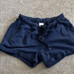 PINK Victoria's Secret Dark Blue Athletic Shorts